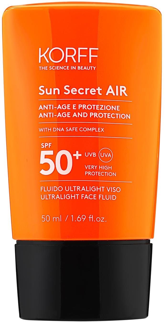 KORFF Sun Secret Ultraľahký pleťový fluid SPF 50+ 50 ml Opaľovací...