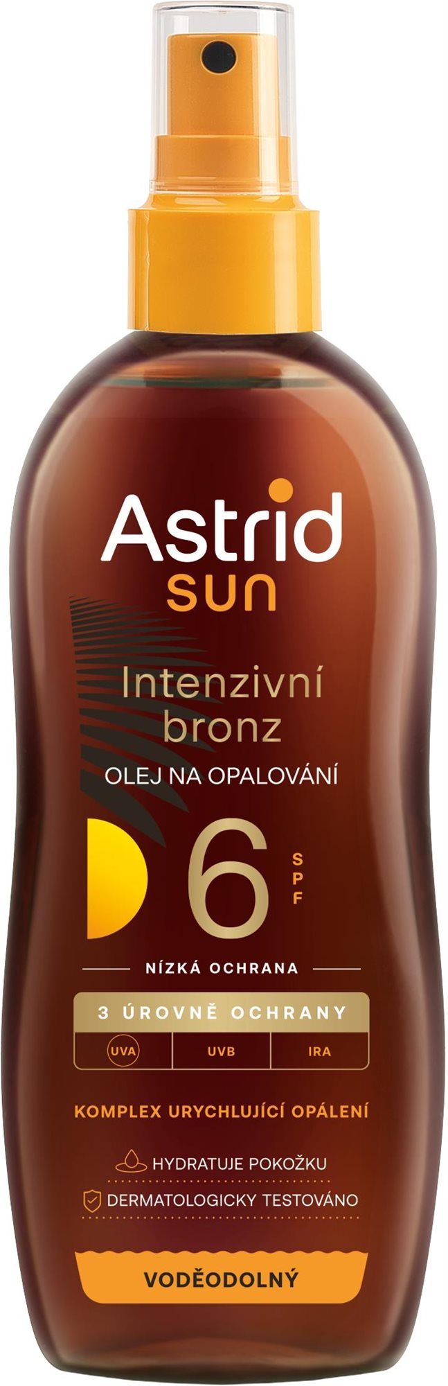 ASTRID SUN Olej na opaľovanie SPF 6 200 ml Olej na opaľovanie