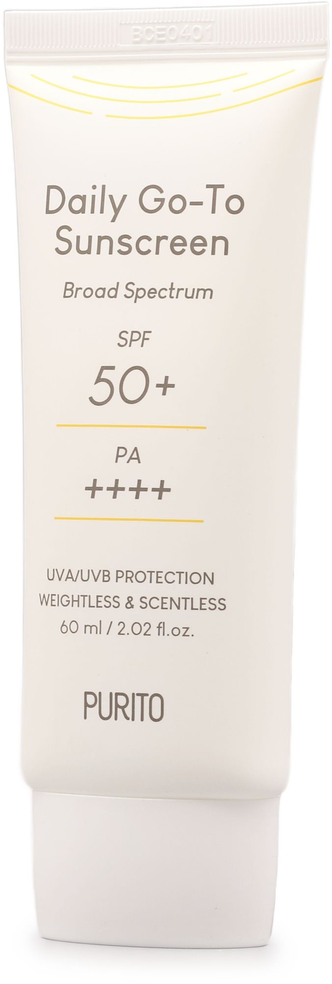 PURITO Daily Go-To Sunscreen SPF 50+ 60 ml Opaľovací krém