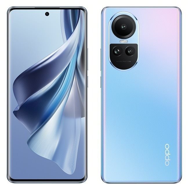 Oppo Reno10 5G 8 GB/256 GB kék Mobiltelefon