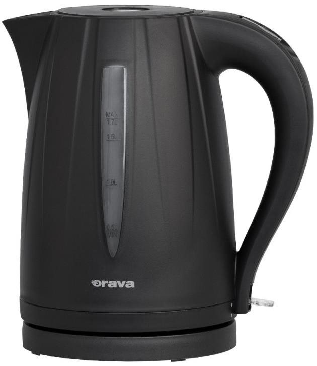 Orava Rýchlovarná kanvica 1,7 l, čierna Rýchlovarná kanvica