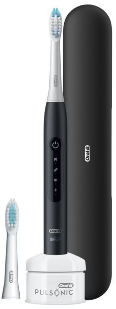 Oral-B Pulsonic Slim Luxe 4500 Matte Black Elektrická zubná kefka