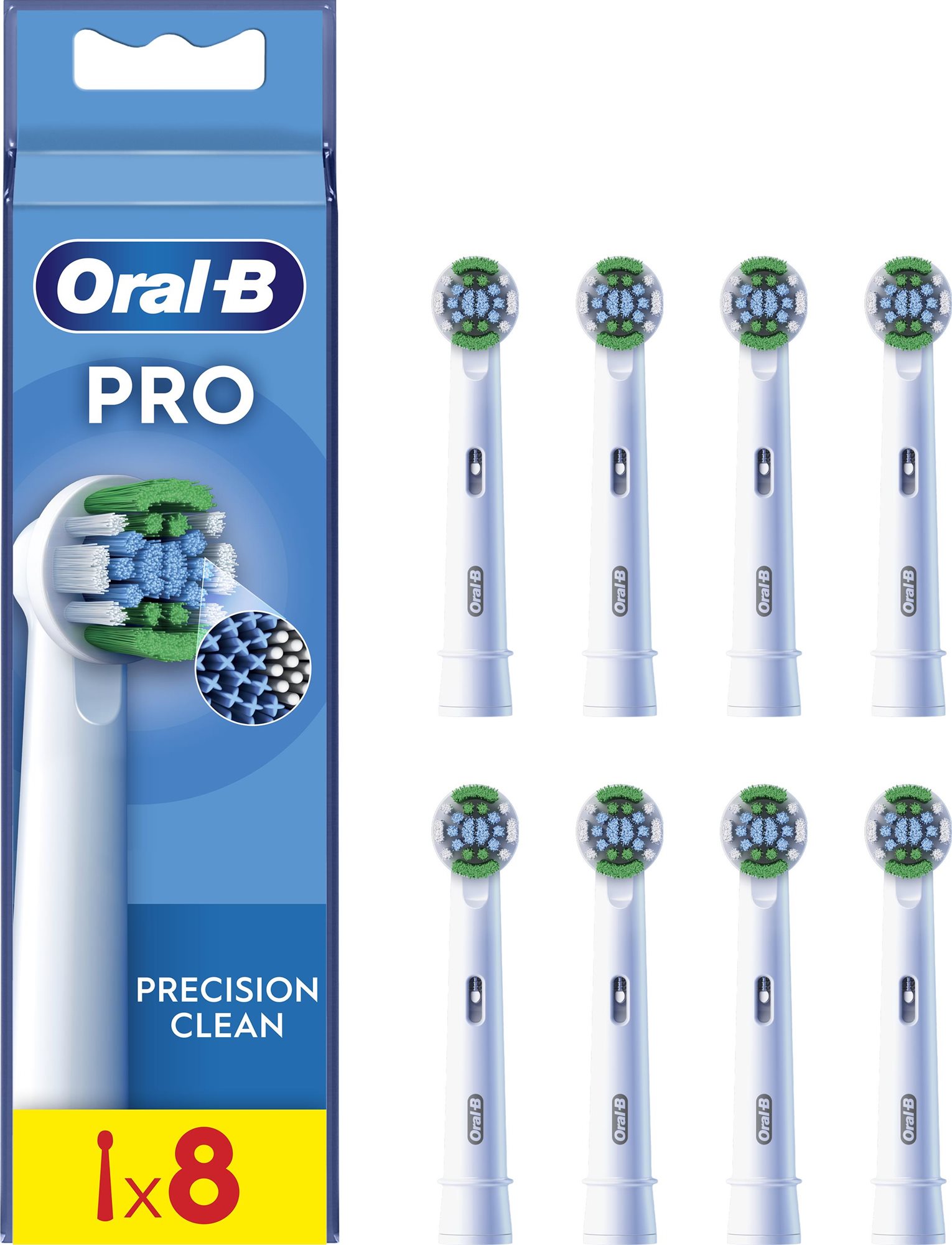 Oral-B Pro Precision Clean, 8 db Elektromos fogkefe fej