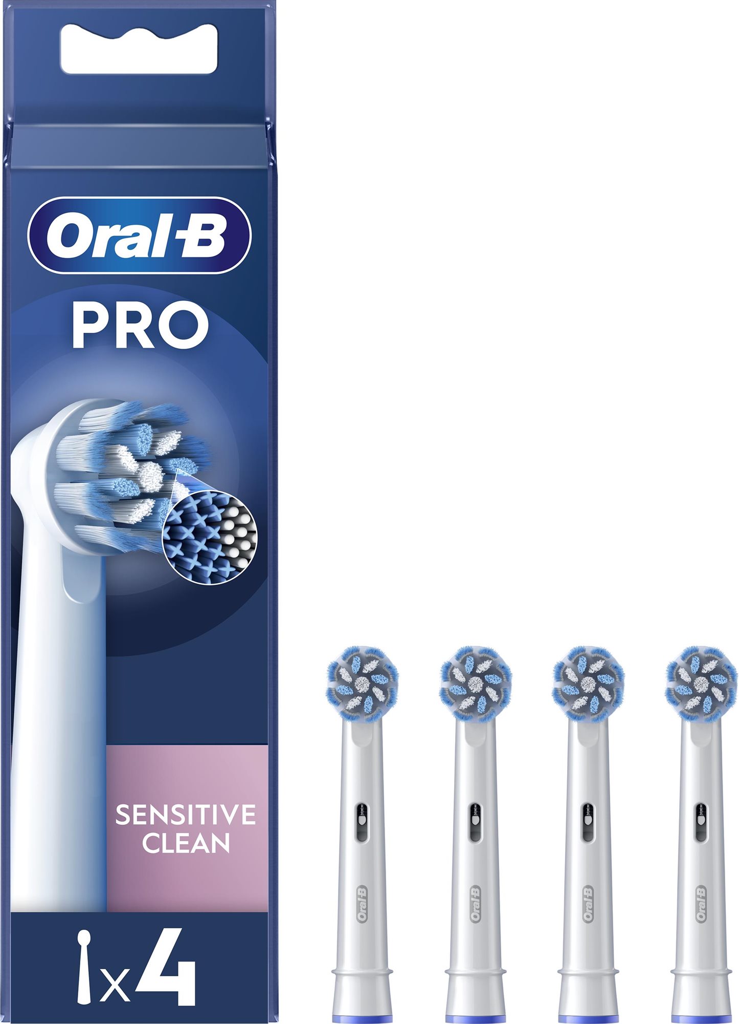 Oral-B Pro Sensitive Clean, 4 ks Náhradné hlavice k zubnej kefke