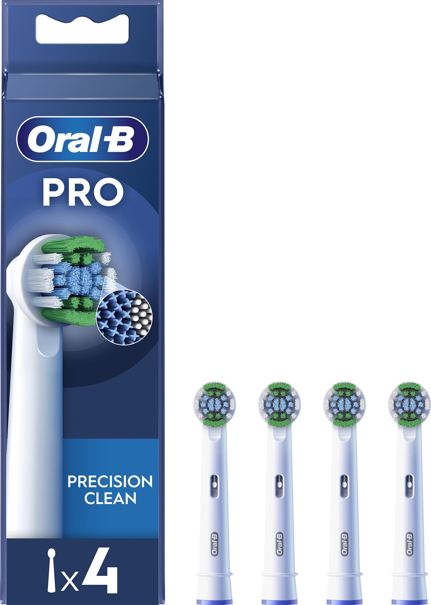 Oral-B Pro Precision Clean, 4 ks Náhradní hlavice k zubnímu kartáčku