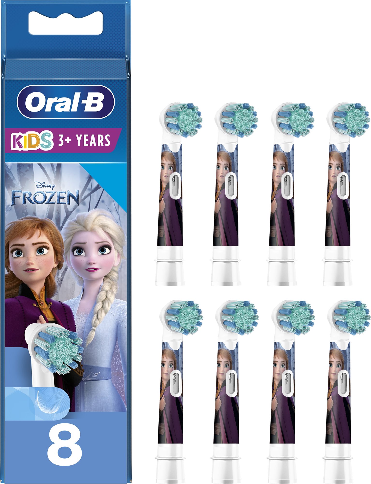 Oral-B Kids Ledové Království 2 Kartáčkové Hlavy Pro Elektrický...