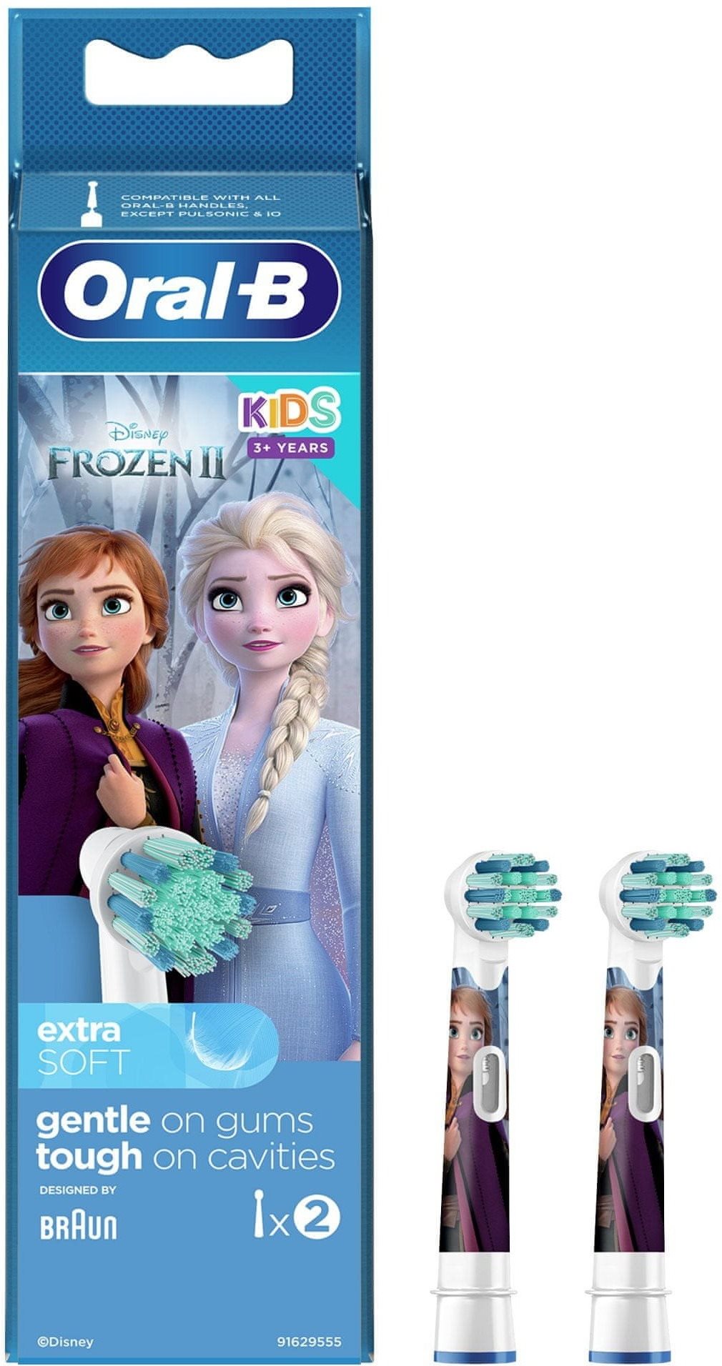 Oral-B Pro kids Ľadové Kráľovstvo, 2ks Náhradné hlavice