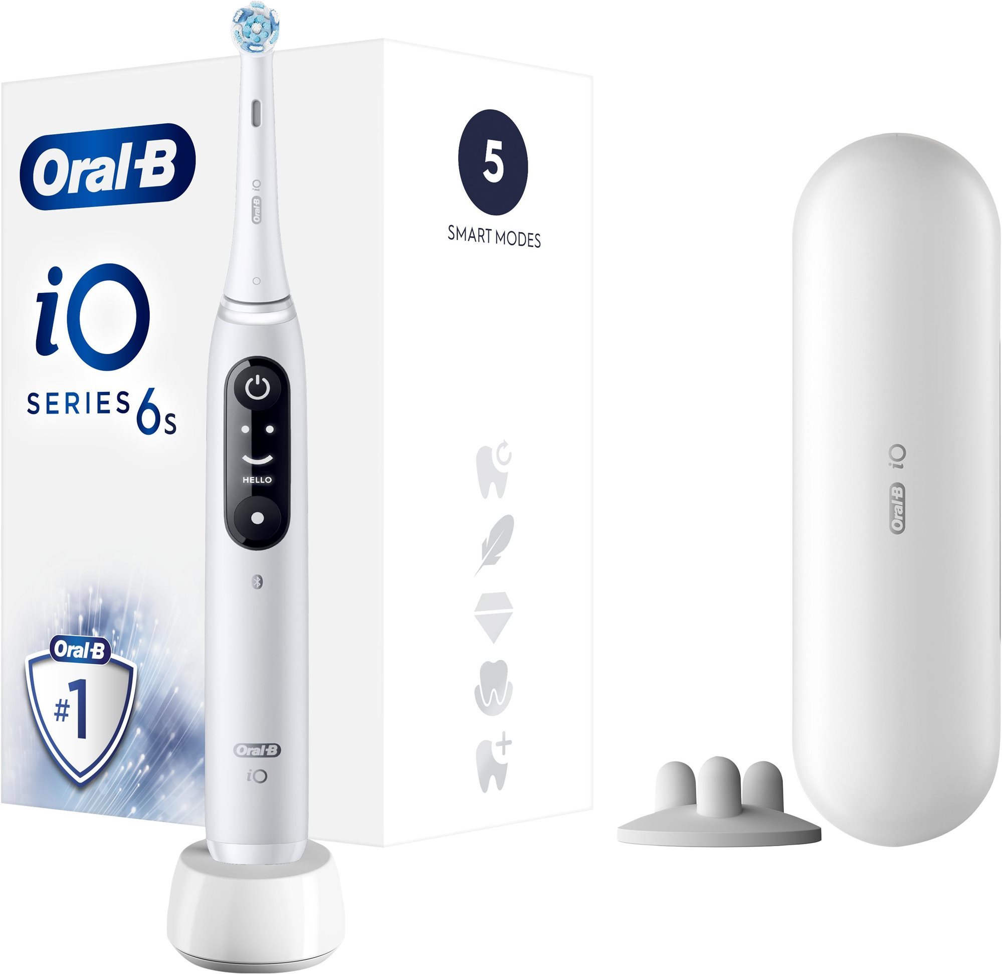Oral-B iO 6 biela Elektrická zubná kefka