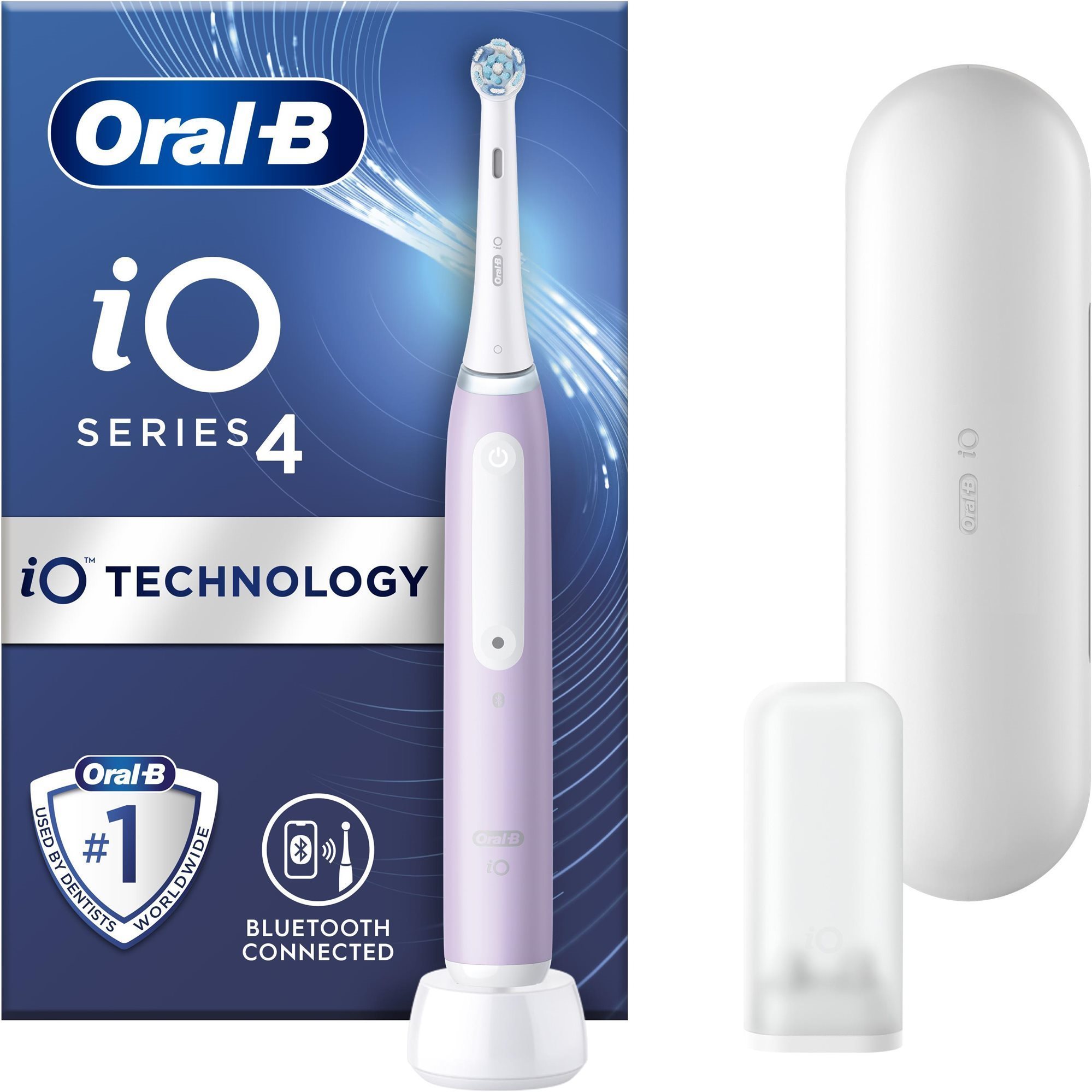 Oral-B iO Series 4 Levander Magnetische Zahnbürste Elektrische...