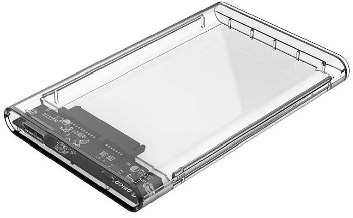 Orico 2.5" HDD/SSD transparent box Externes Festplattengehäuse