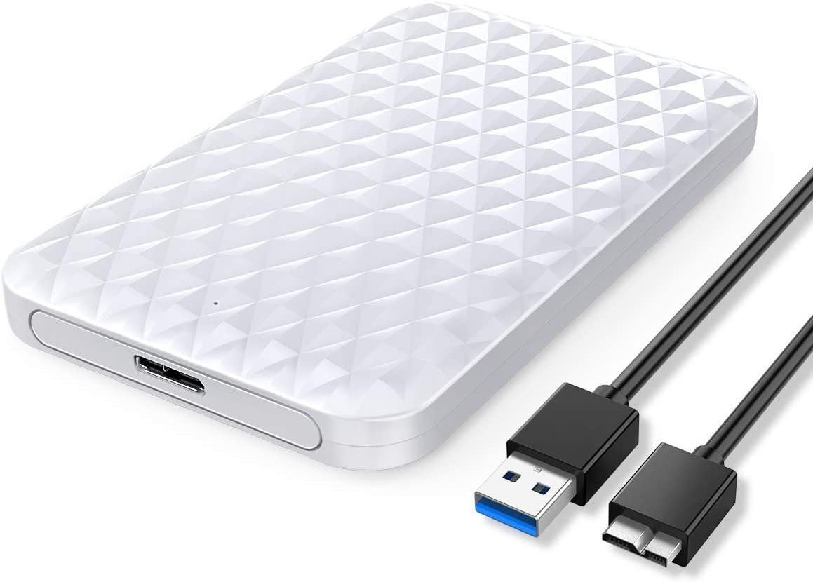 Orico 2.5" HDD/SSD Box Diamond White Hard Drive Enclosure