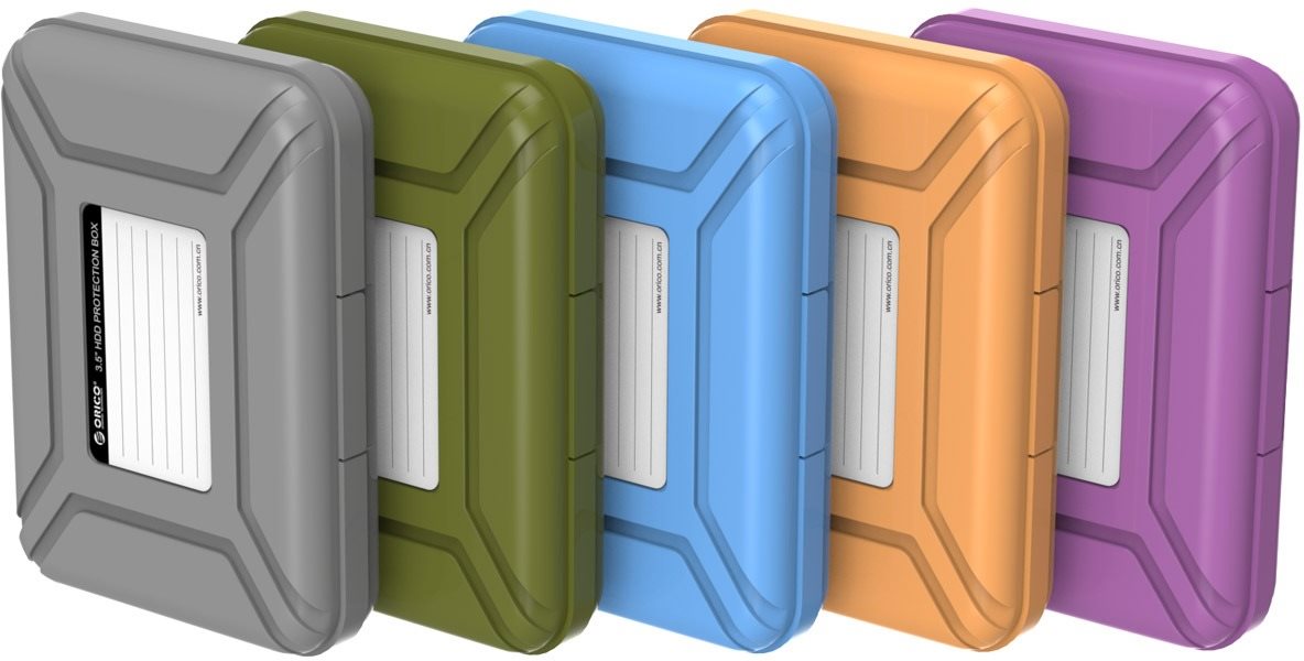 ORICO PHX35-5C, différentes couleurs - paquet de 5 pcs Housse de...