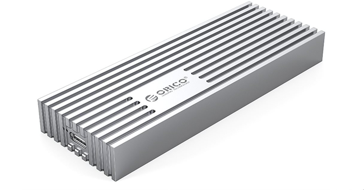 ORICO M233C3 USB 3.2 M.2 NVMe SSD Enclosure (20G), ezüst Külső...