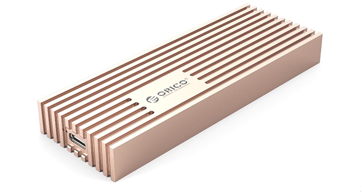 ORICO USB3.2 20 Gbps M.2 NVMe SSD Enclosure (20G), roségold...