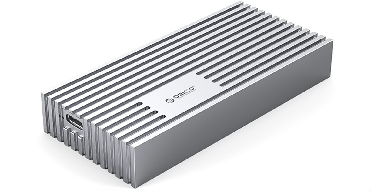 ORICO M234C3 M.2 NVME USB 4.0 SSD Enclosure (40G), Silber Externes...