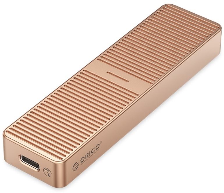 ORICO M221C3 M.2 NGFF SSD Enclosure (6G), rózsa-arany Külső...