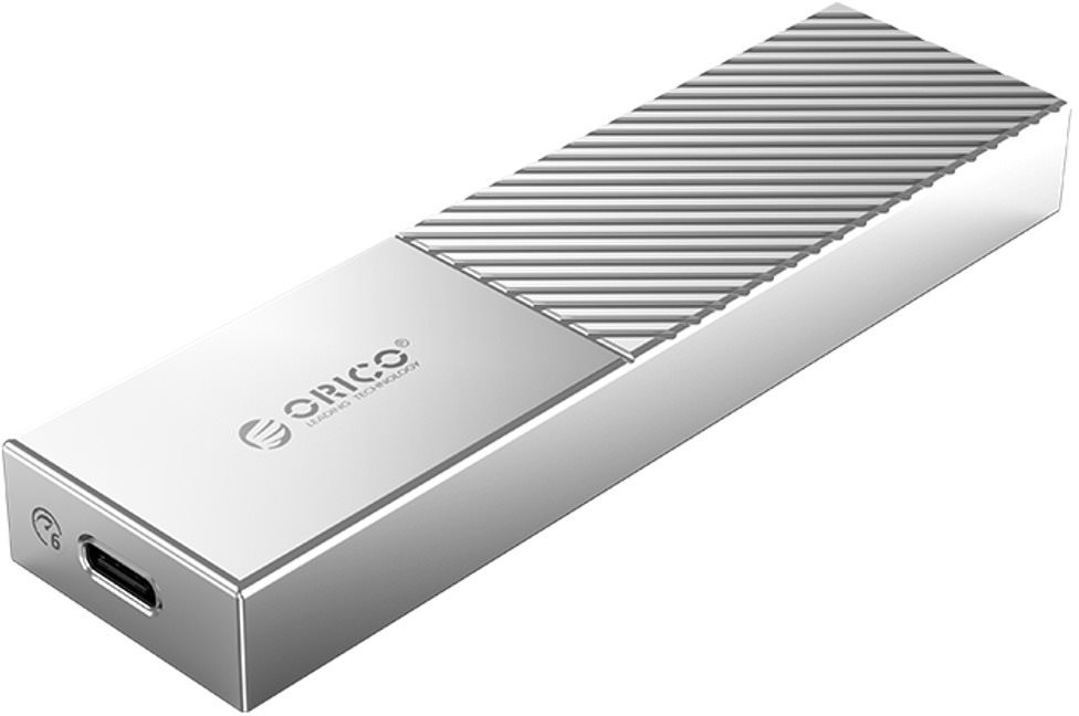 ORICO M205C3 M.2 NGFF SSD Enclosure (6G), Silber Externes...