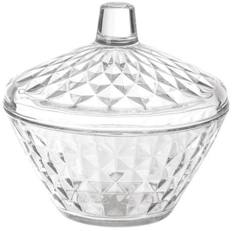 Orion Cukornička sklo s vekom Artemis pr. 12 cm Cukornička
