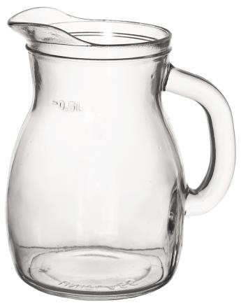 Orion Üvegkancsó mérővonallal 0,5 l Kancsó