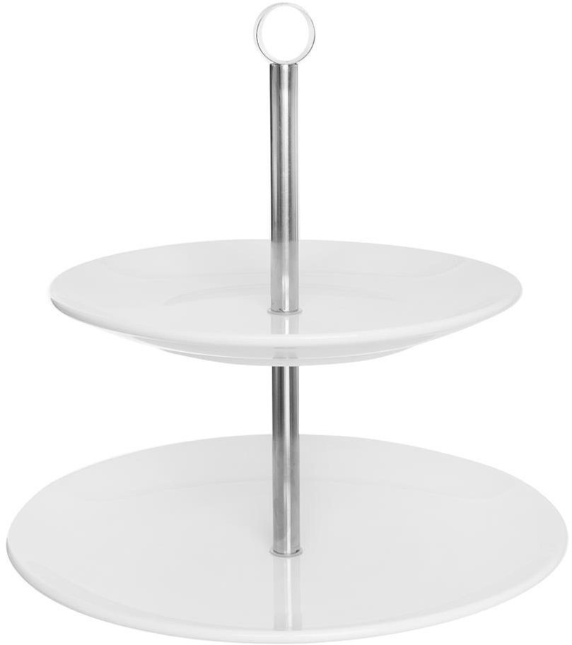 ORION Stojan porcelán – 2 poschodia Etažér
