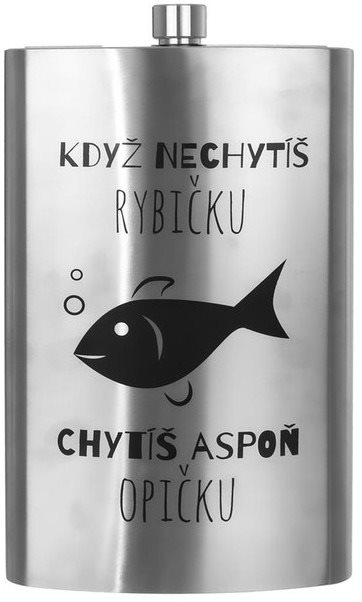 RYBICKA MAXI Rozsdamentes acél zsebkulacs 1,7 l Kulacs