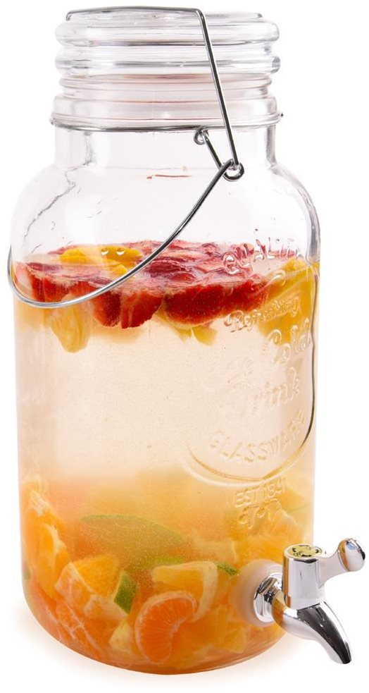 ORION Fľaša  sklo + kohútik 3,5 l Nápojový automat