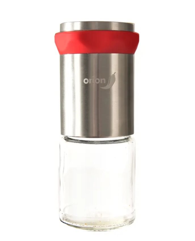 Orion Üveg/acél chili daráló ma. 14 cm Fűszerdaráló