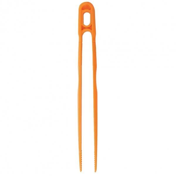 Orion Bratzange aus Silikon - 30 cm - orange Küchenpinzette