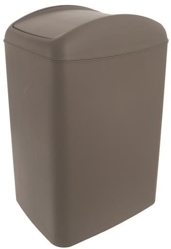 ORION Billenőfedeles szemetes UH Waste 10 l barna Szemetes