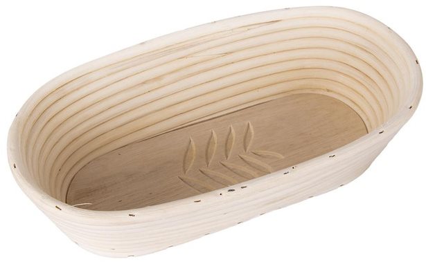 Ošatka ratan oválna 32 × 15 × 9 cm LÍSTKY Ošatka na chlieb