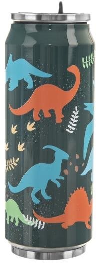 ORION Edelstahl Thermoskanne 0,5 l Dinosaurier Thermoskanne