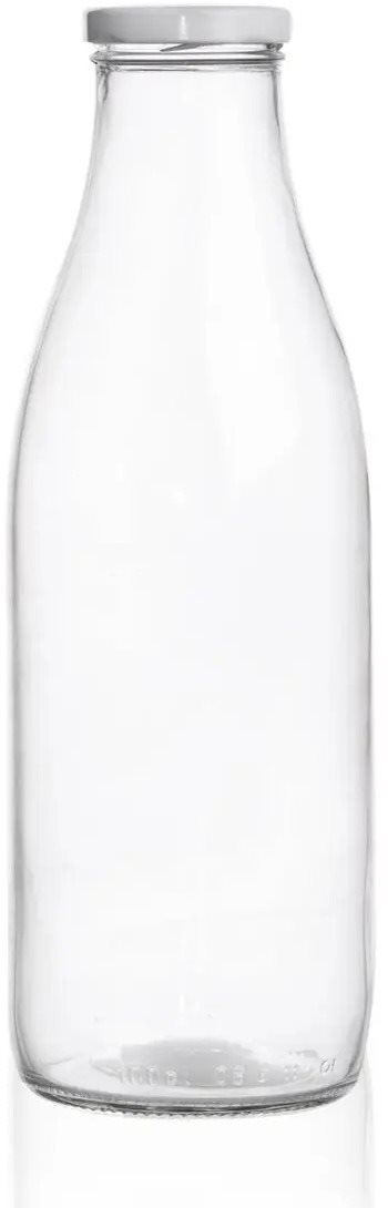 ORION Tejesüveg + kupak, 1 l, üveg/fém Kulacs