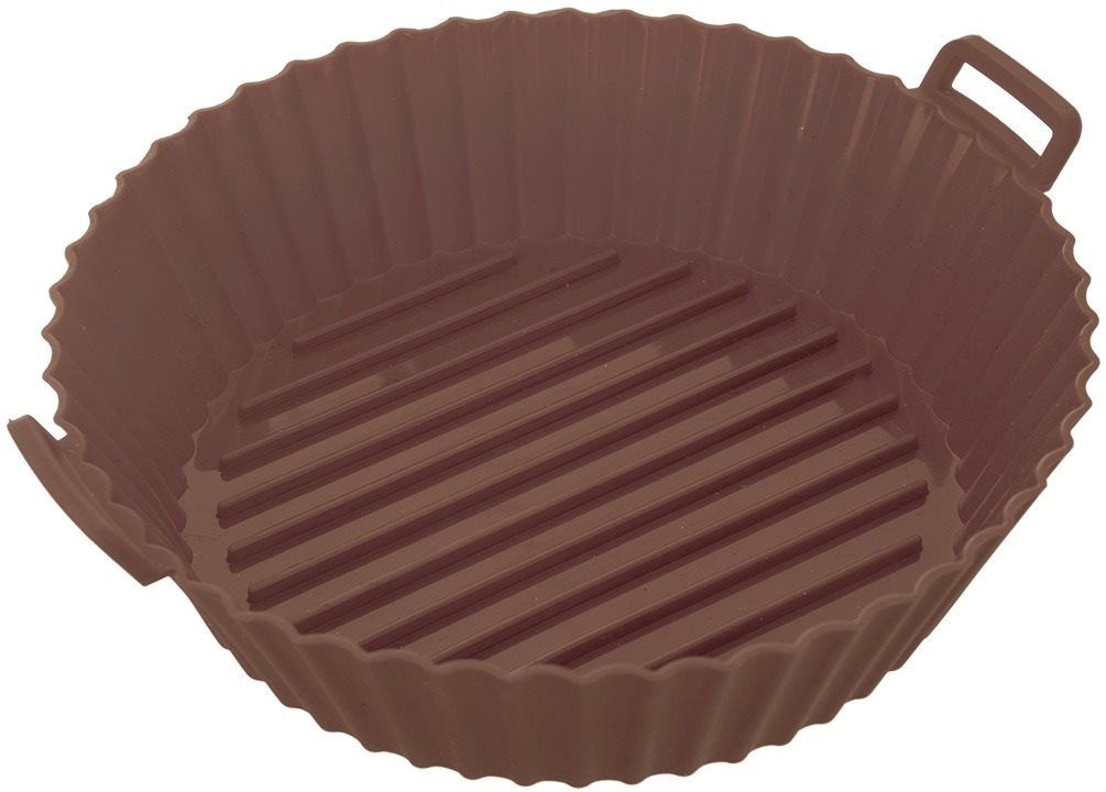 Orion forma fritőzbe 20 cm átmérőjű barna, szilikon Fritőz tartozék