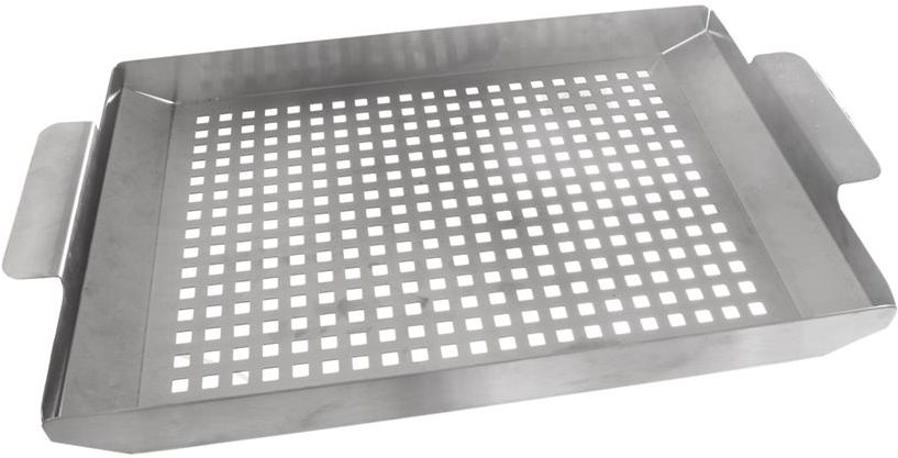Orion grilovací nerez dierovaný 38,5 × 22,5 × 3 cm Plech na pečenie