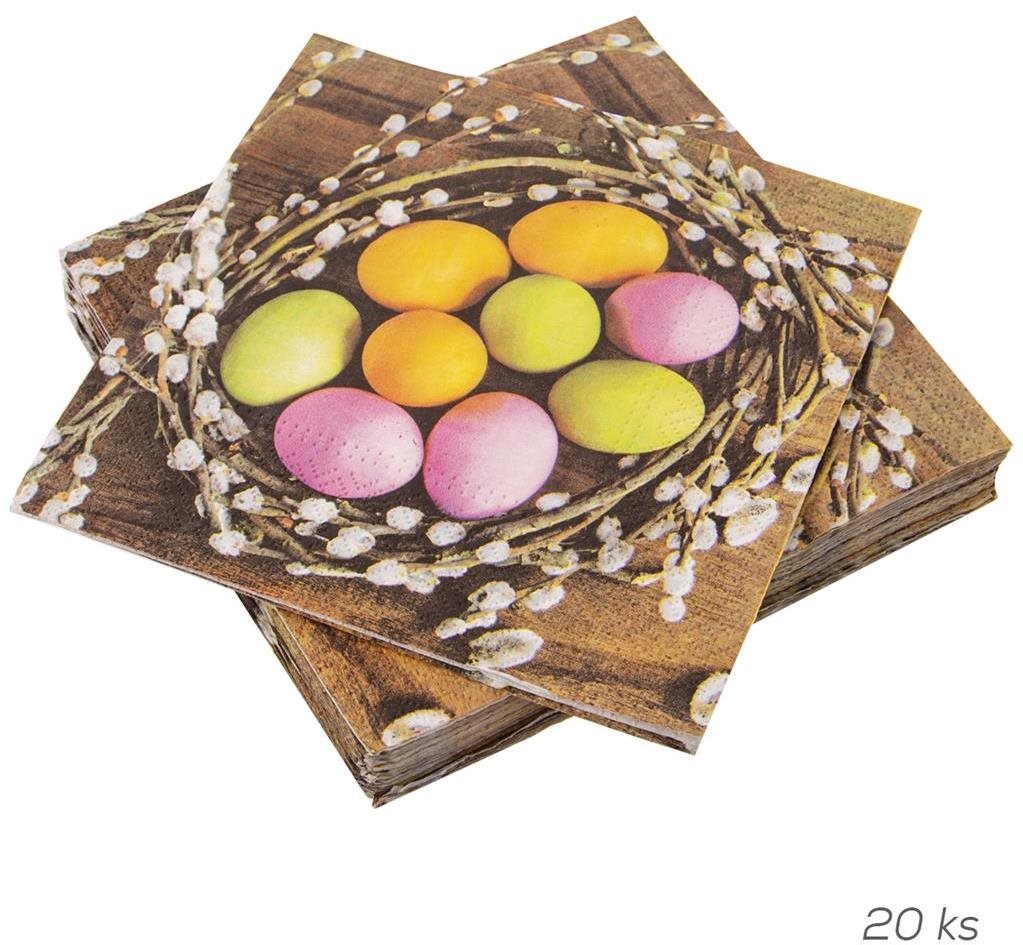 ORION papírszalvéta Tojások fészekben 20 db 33 x 33 cm Papírszalvéta