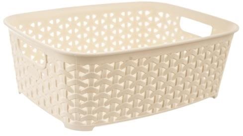 Orion Kosár UH RATTAN Hobby 26x19x9 cm krémszínű Tároló doboz