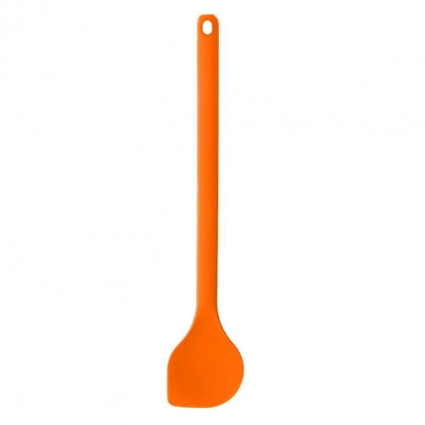 ORION Silikon Kochlöffel - quadratisch - 28 cm - orange Kochlöffel