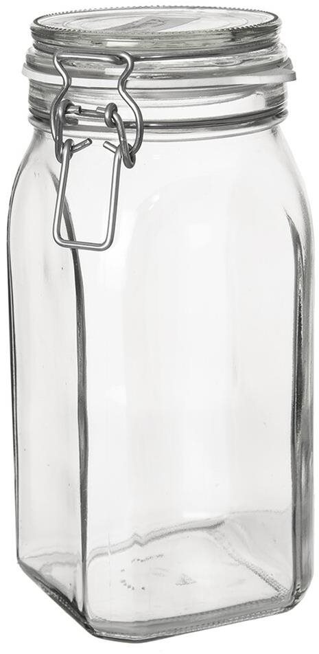 Orion Gothika Üveg tárolóedény, csatos, 1,45 l Tárolóedény