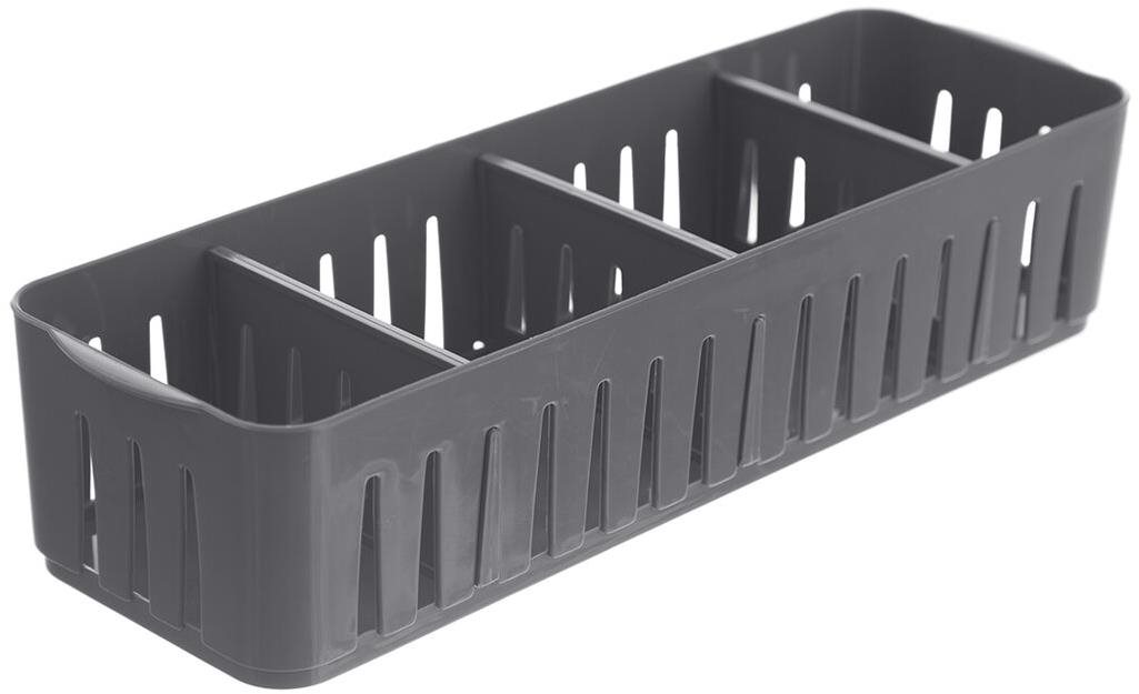 ORION UH Korb/Organizer Flexi 32 × 10 × 6,8 cm grau Organizer