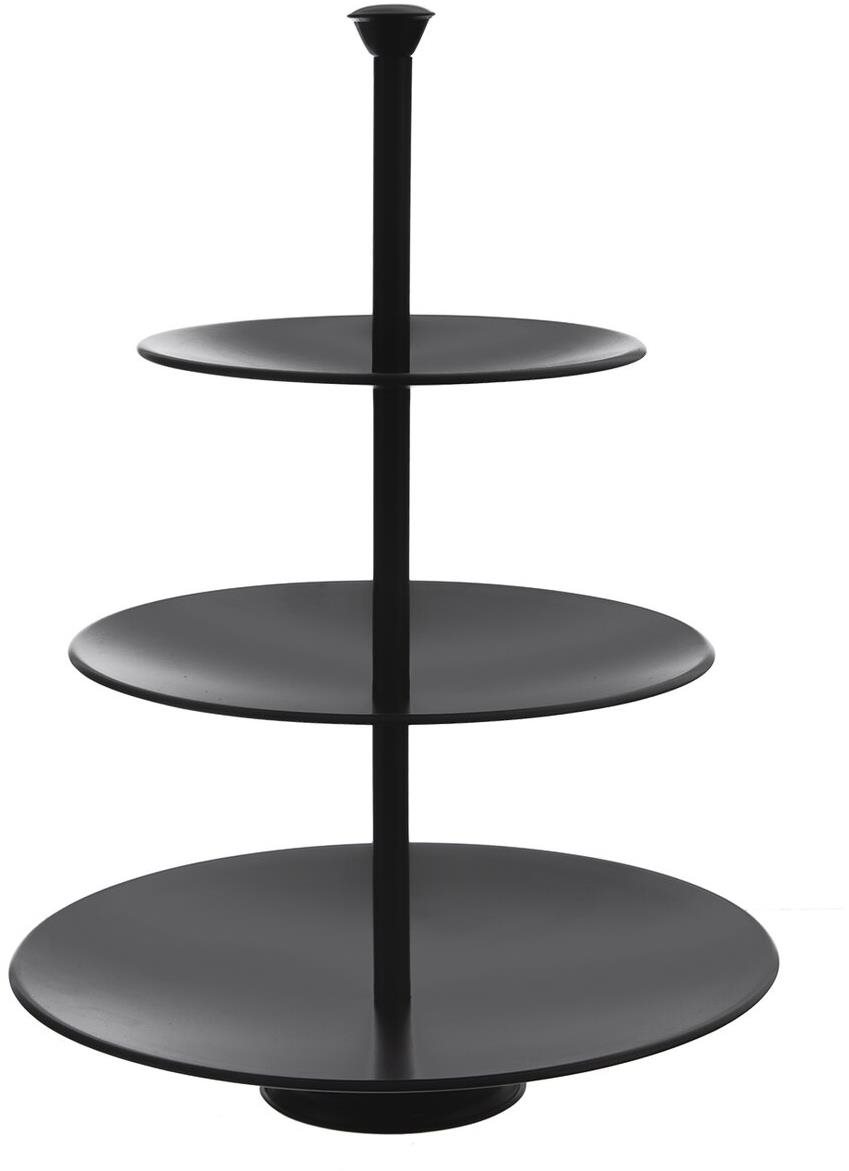 ORION BLACK Stojan antikorový – 3 poschodia Stojan