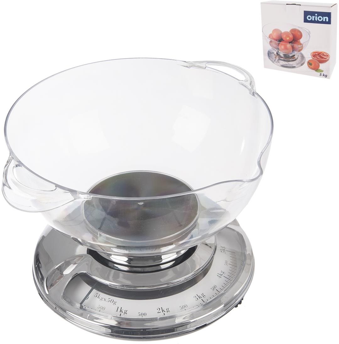 ORION Mechanikus mérleg 5 kg UH + tál 2,4 l Konyhai mérleg
