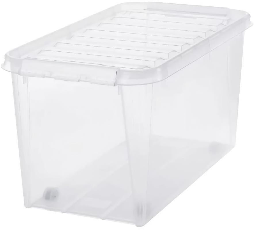 Orthex Classic tárolódoboz, fehér csatok, 70 l Tároló doboz