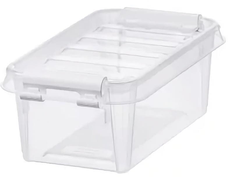 Orthex Classic tárolódoboz, fehér csatok, 0,3 l Tároló doboz