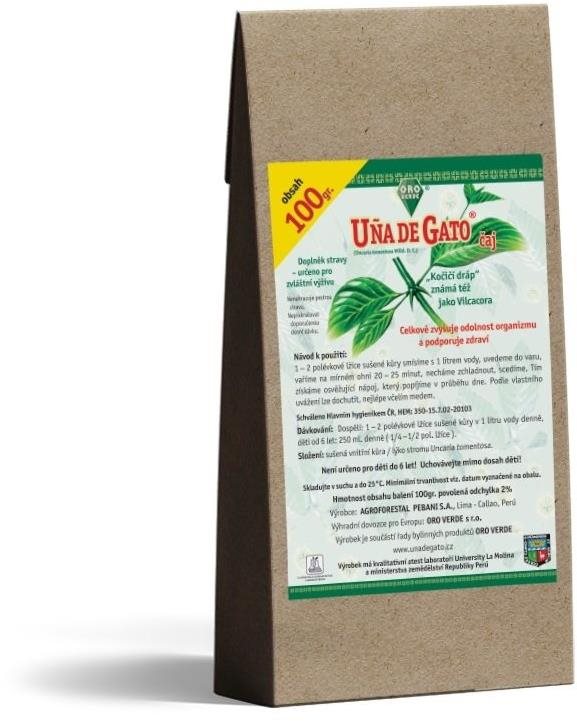 Oro Verde Vilcacora / Uňa de gato / Kočičí dráp 100 g Čaj