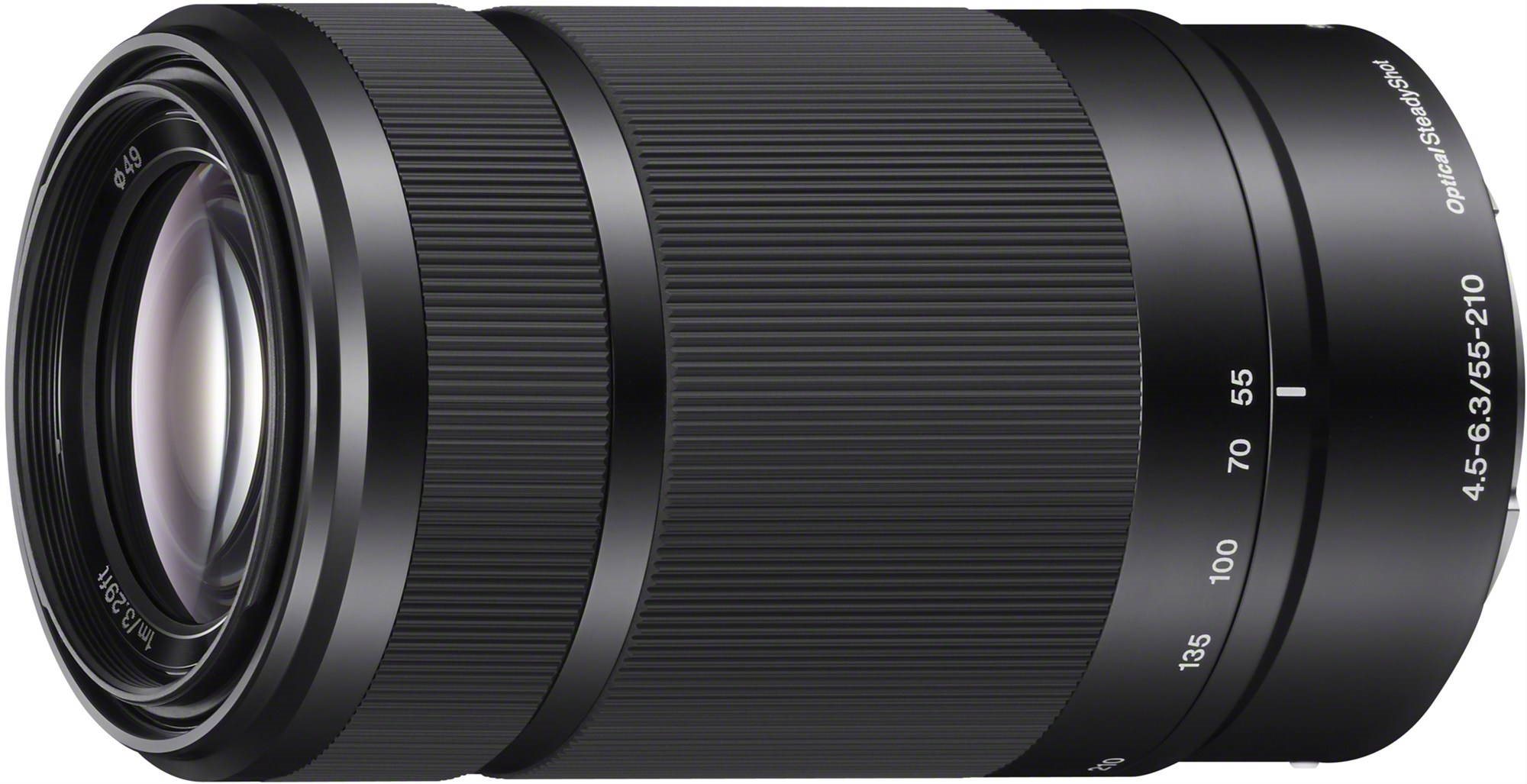 Sony 55-210 mm F4.5-6.3 - fekete Objektív