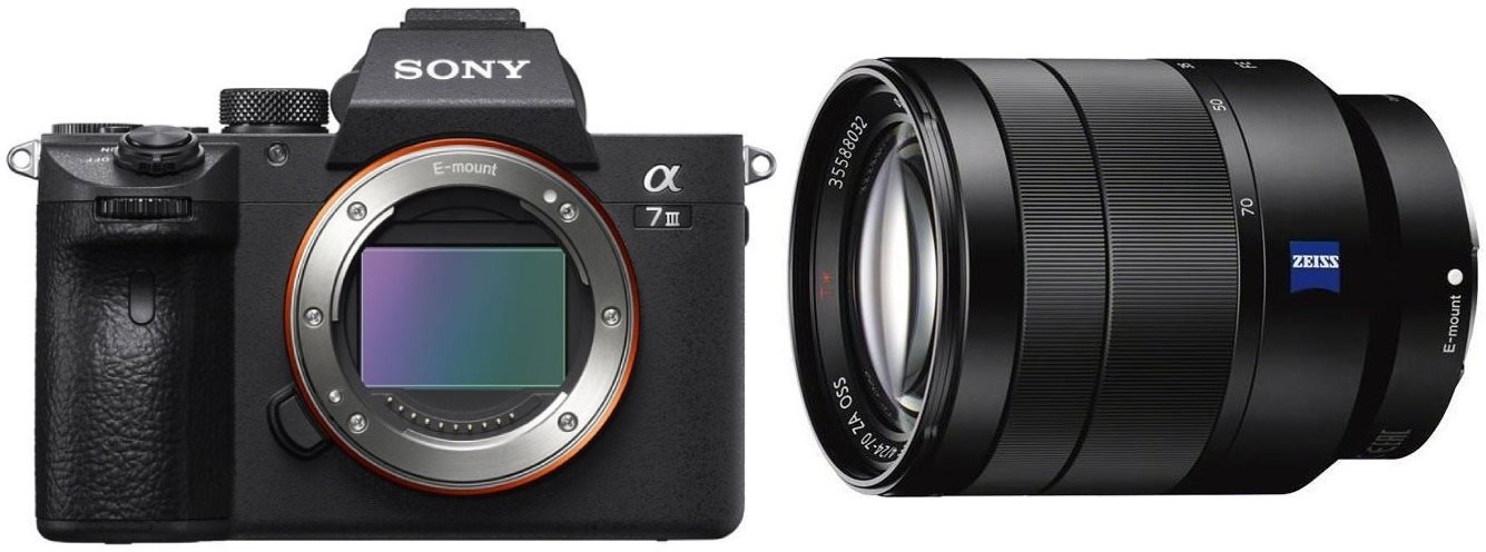 Sony Alpha A7 III + FE 24–70 mm f/4.0 ZA OSS Vario-Tessar Digitális...