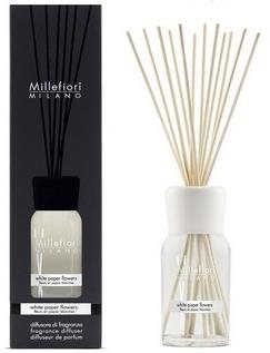 MILLEFIORI MILANO Difuzér White Paper Flowers 500 ml Vonné tyčinky