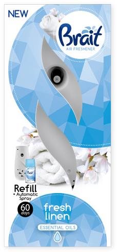 BRAIT Automatic Fresh linen szett 250 ml Légfrissítő