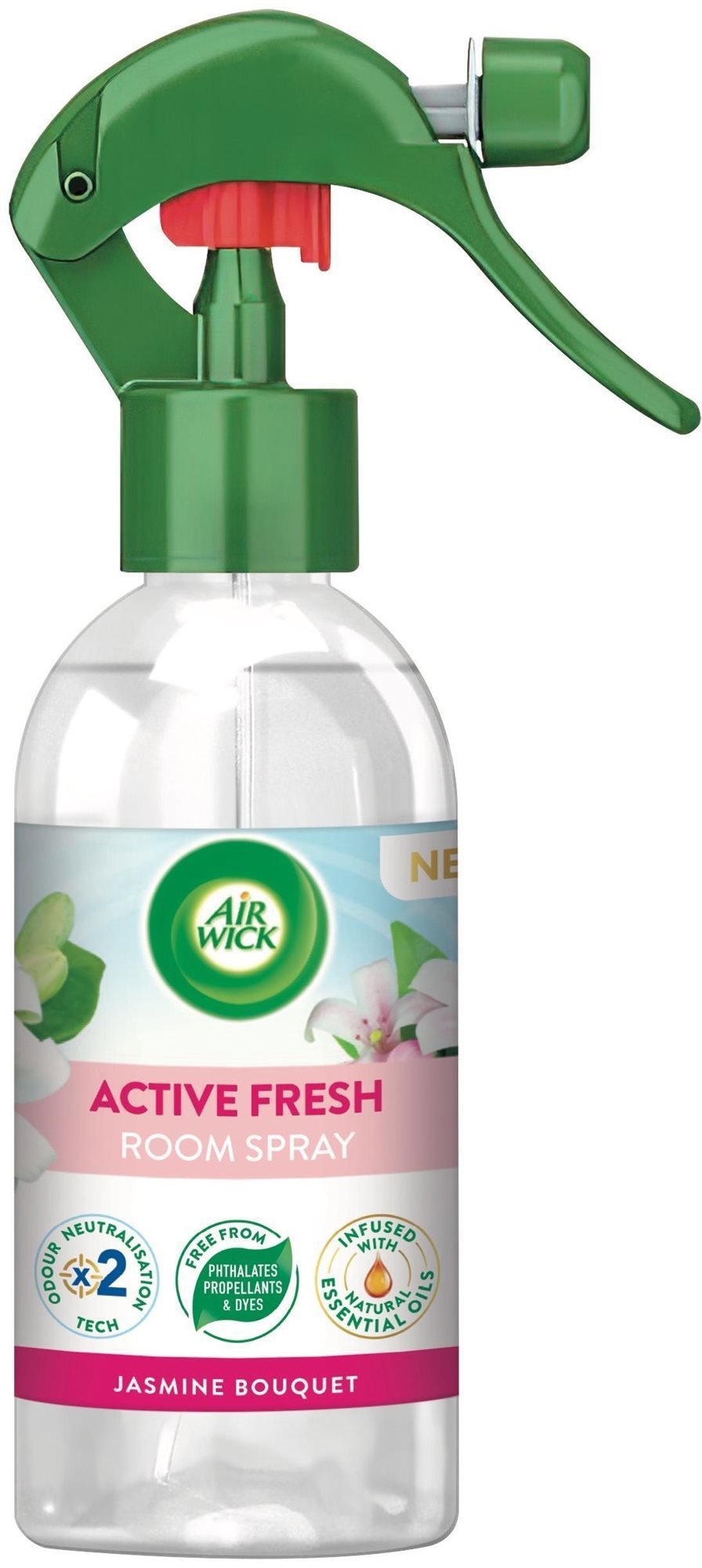 Air Wick Active Fresh Jazmínové kvety 237 ml Osviežovač vzduchu