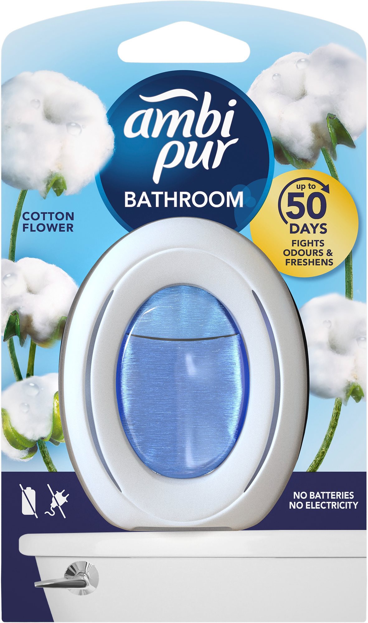 AMBI PUR Bathroom Cotton Fresh 7,5 ml Osviežovač vzduchu
